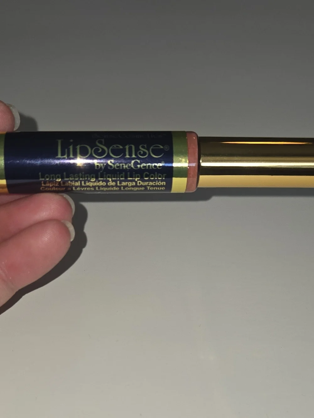LipSense Caramel Latte Lipstick - Warm Peachy Orange